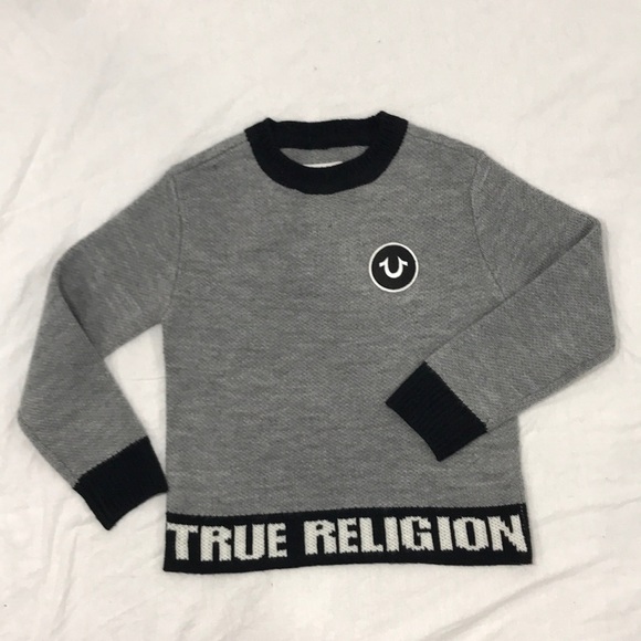 True Religion Other - True Religion Horseshoe Patch Pullover Sweater